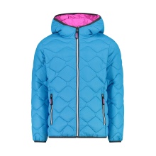 CMP quilted jacket with padding (water-repellent, warm) turquoise blue children